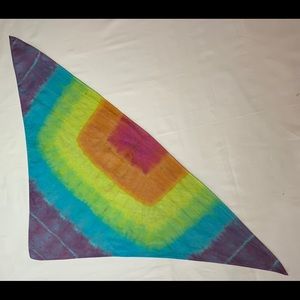 Tie dye Triangle bandana mask